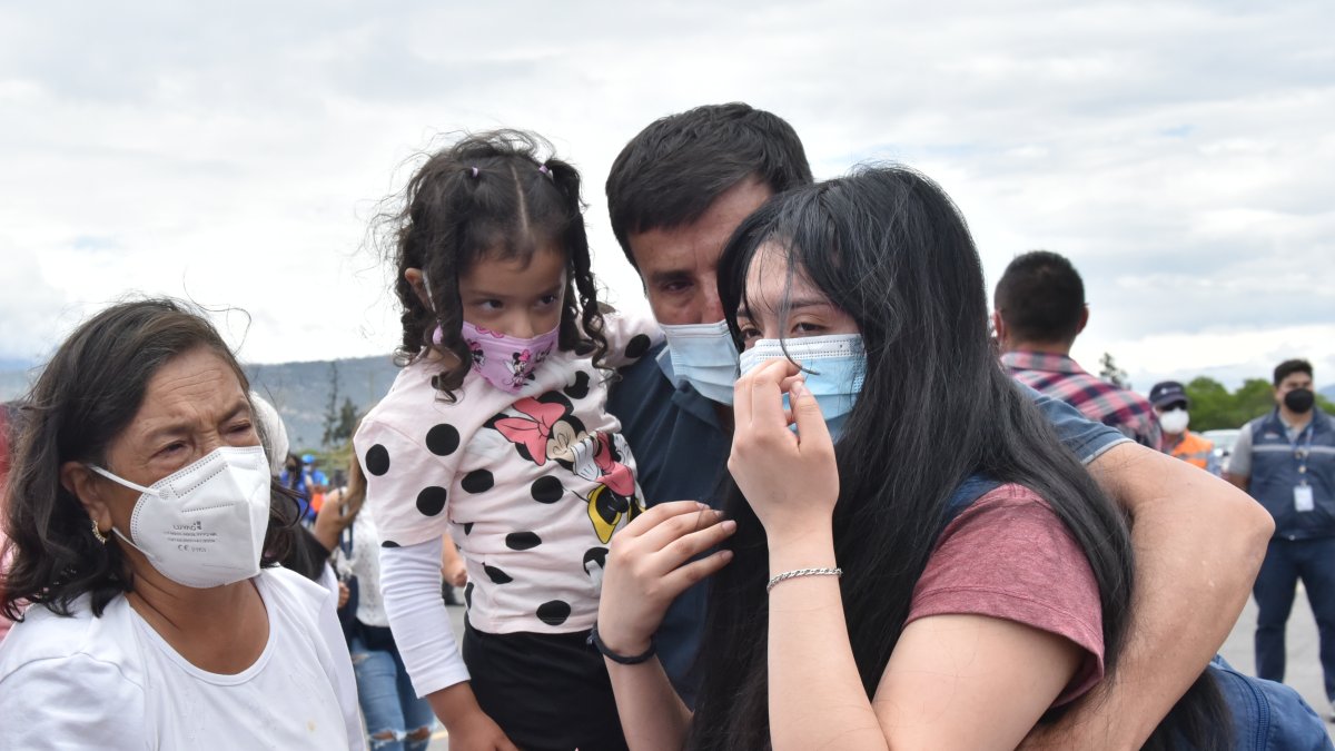 Referencial. Primer vuelvo humanitario que aterrizó este 4 de marzo en Quito.