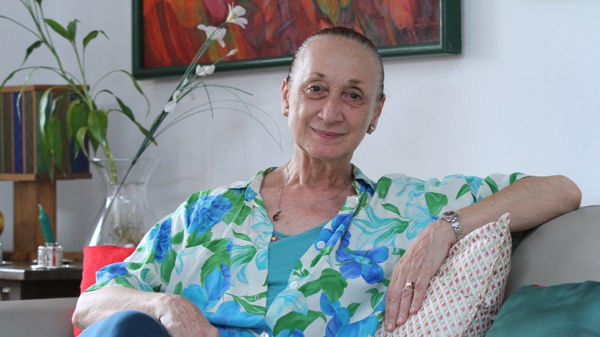 Marina Salvarezza, una actriz con casi cinco décadas de carrera teatral.