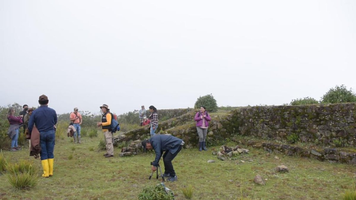 Técnicos de la Prefectura recorren y evalúan el viejo Camino del Inca para iniciar la rehabilitación de la ruta. Jaime Marín
