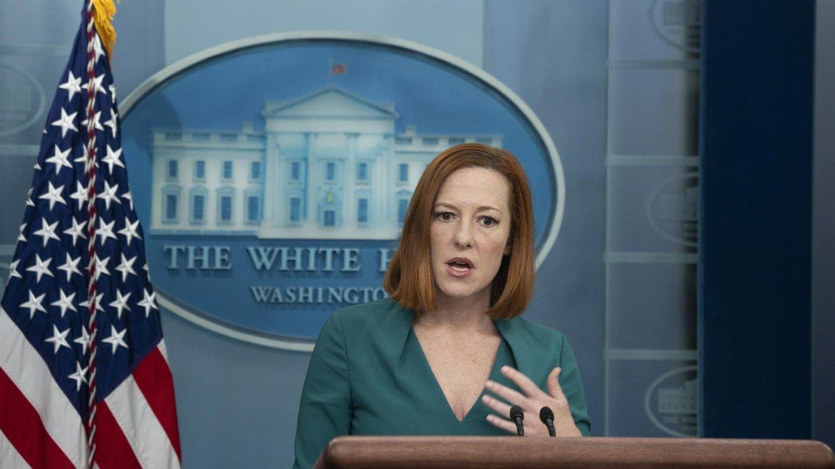 La portavoz de la Casa Blanca, Jen Psaki.