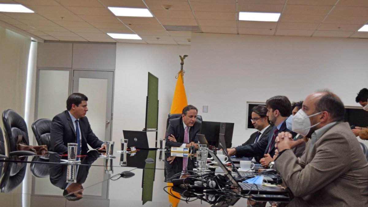 La primera reunión de la cuarta revisión al programa que mantiene Ecuador con el FMI.