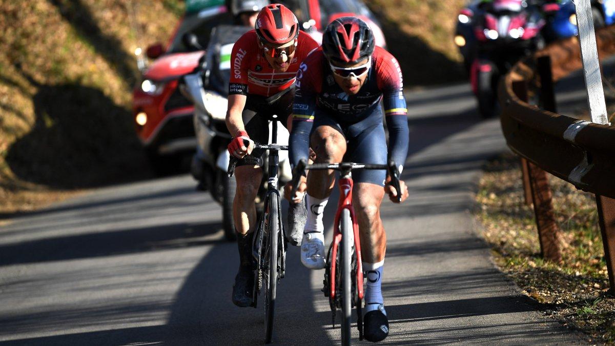 El ciclista tricolor Jonathan Narváez mostró su destreza y llegó en sexto lugar.