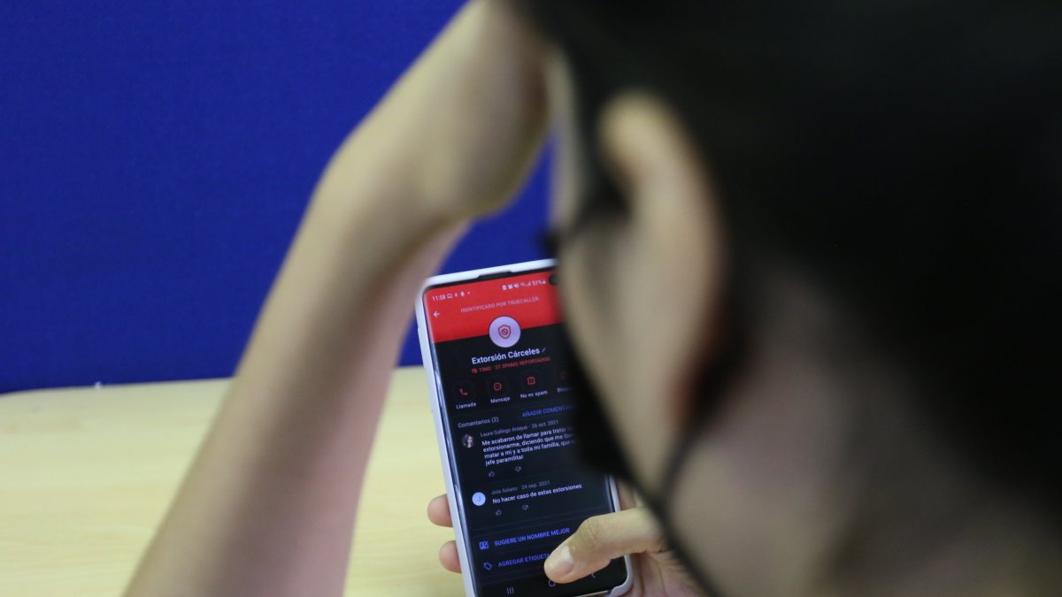 Seguridad. Las aplicaciones móviles reflejan que las llamadas son realizadas desde otros países como Colombia.