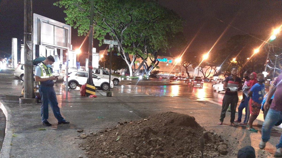 Hecho. La estructura pretendía ser ubicada en la intersección de Agustín Freire e Isidro Ayora.