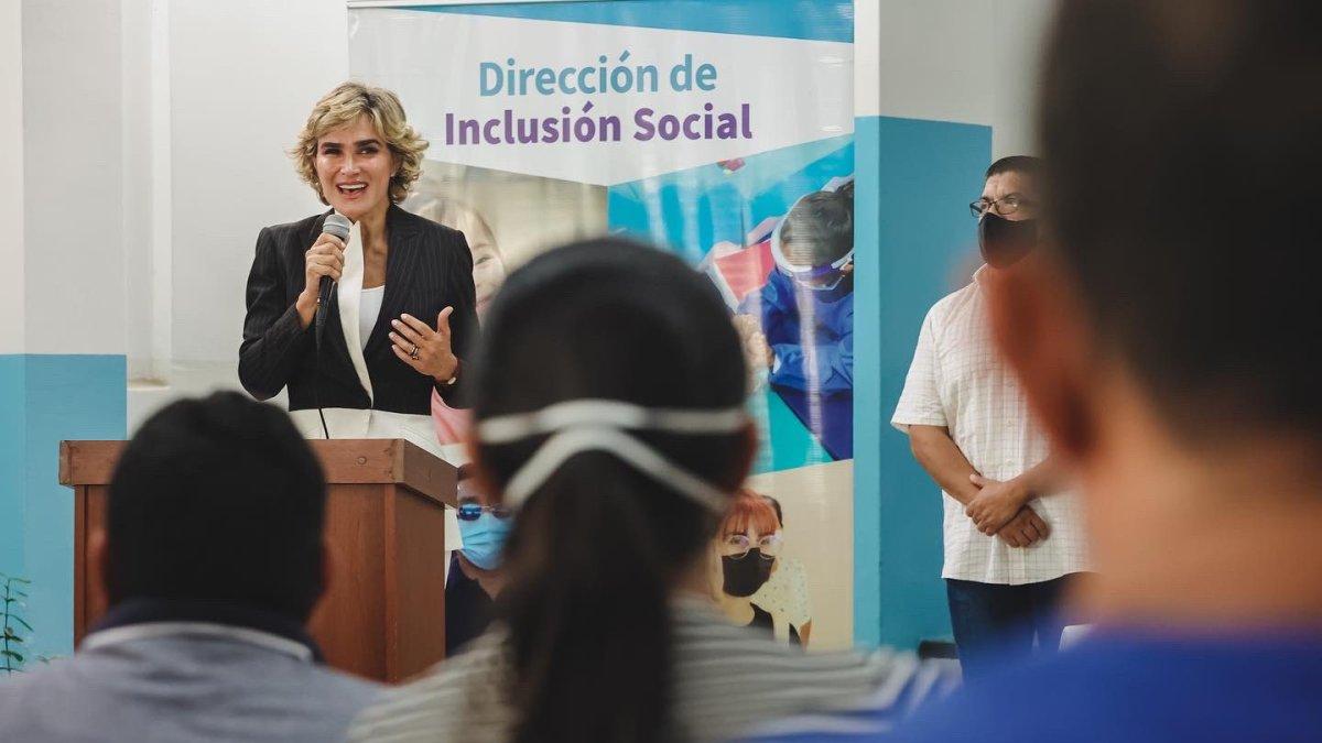 Funcionaria. La alcaldesa se pronunció tras un evento.