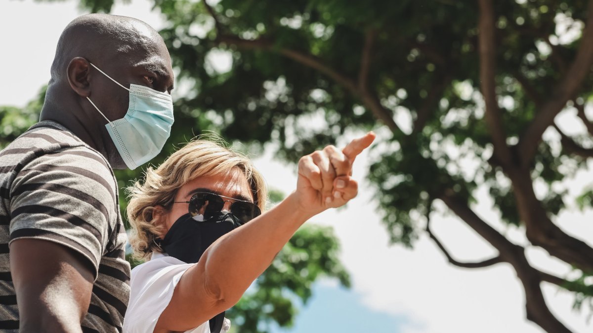 Figura. La alcaldesa durante una reciente aparición pública.