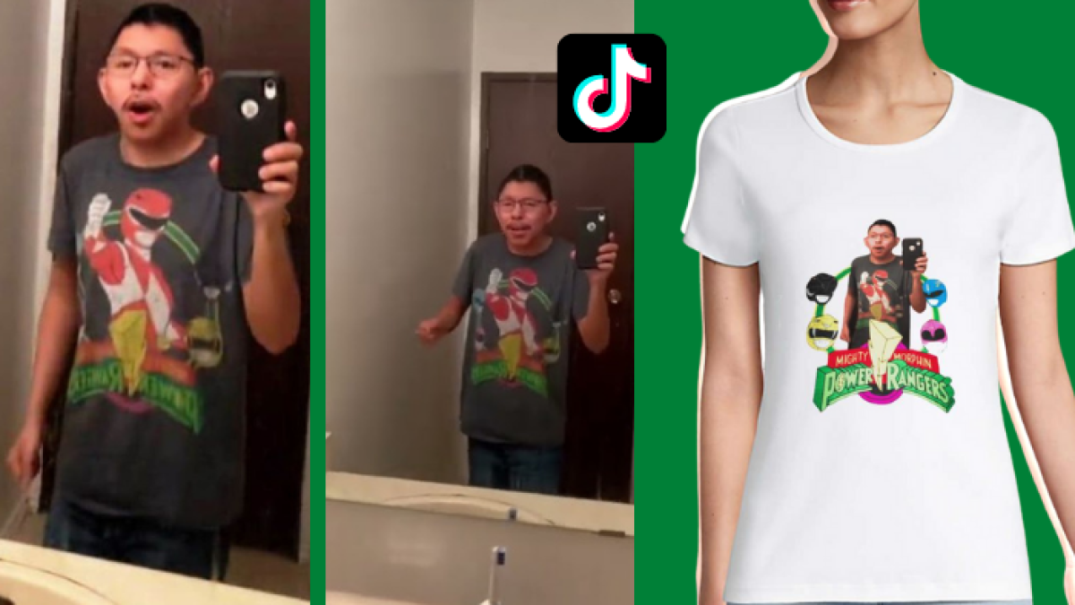 Miles de personas replican el sencillo baile, tanto que hasta ya venden camisetas con su cara.