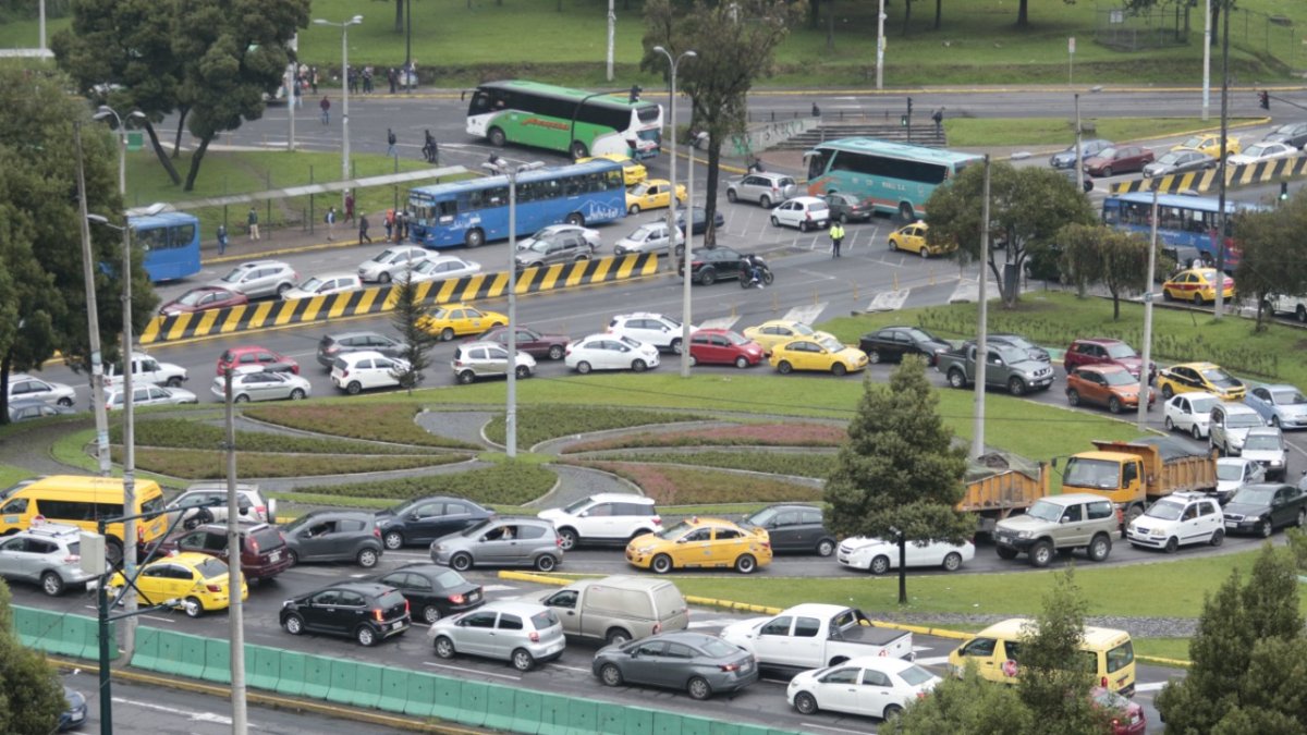 Inconvenientes. El sector de El Trébol es el que más complicaciones presenta por la carga vehicular que recibe.
