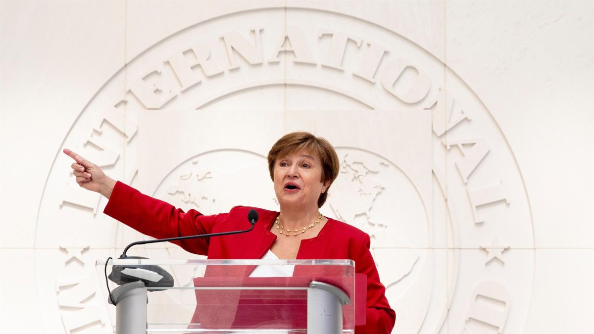 Fotografía de archivo en la que se registró a la directora gerente del Fondo Monetario Internacional, Kristalina Georgieva.