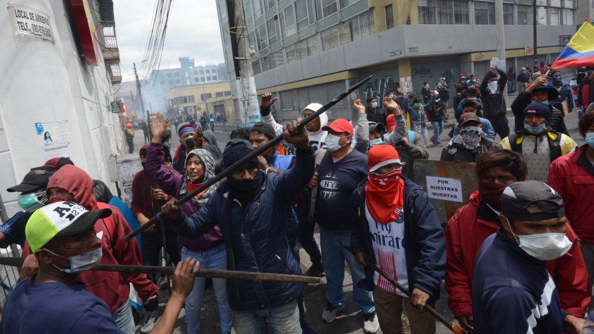 Movilización. En octubre de 2019, Quito vivió manifestaciones por la eliminación del subsidio a los combustibles.