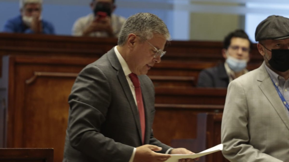 Riofrío estuvo el jueves pasado en la Comisión de Fiscalización de la Asamblea presentando descargos en el juicio político que se sigue en su contra.