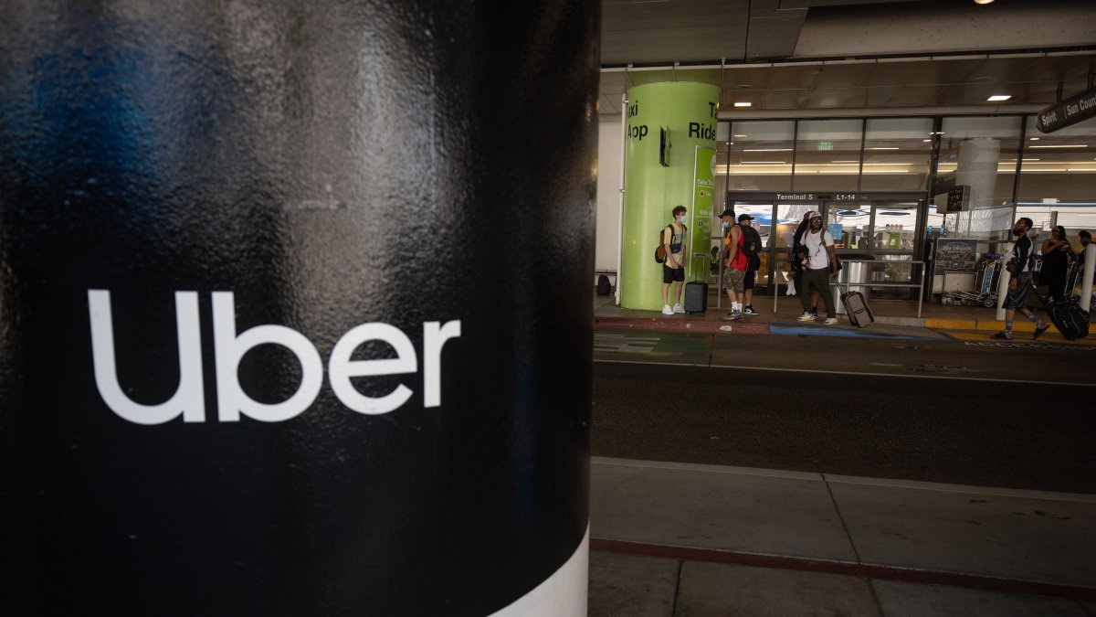 Foto de archivo del lodo de la empresa Uber.