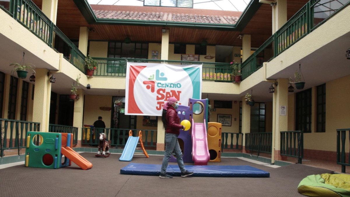 La fundación Centro San Juan de Jerusalén (centro-norte) atiende a más de 50 niños actualmente.