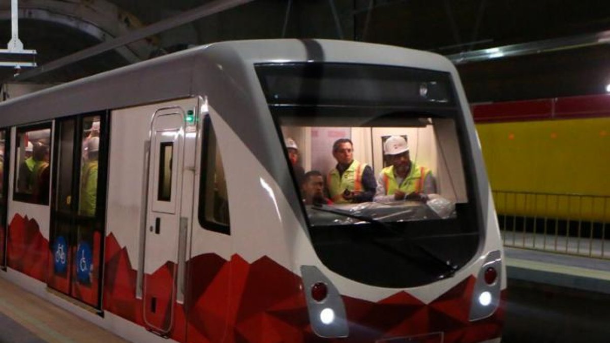 Foto de archivo que muestra cuando se hicieron pruebas con los vagones.