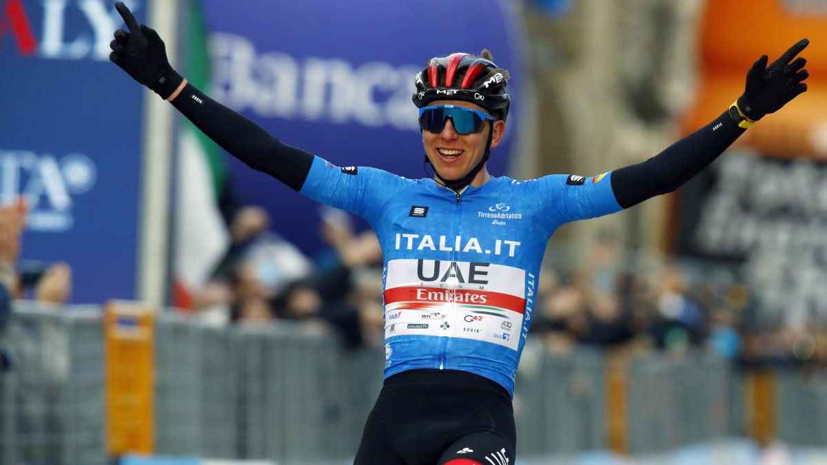 El esloveno está en la cima mundial tras un inicio de 2022 excepcional. El fin de semana pasado ganó el Tirreno Adriático.
