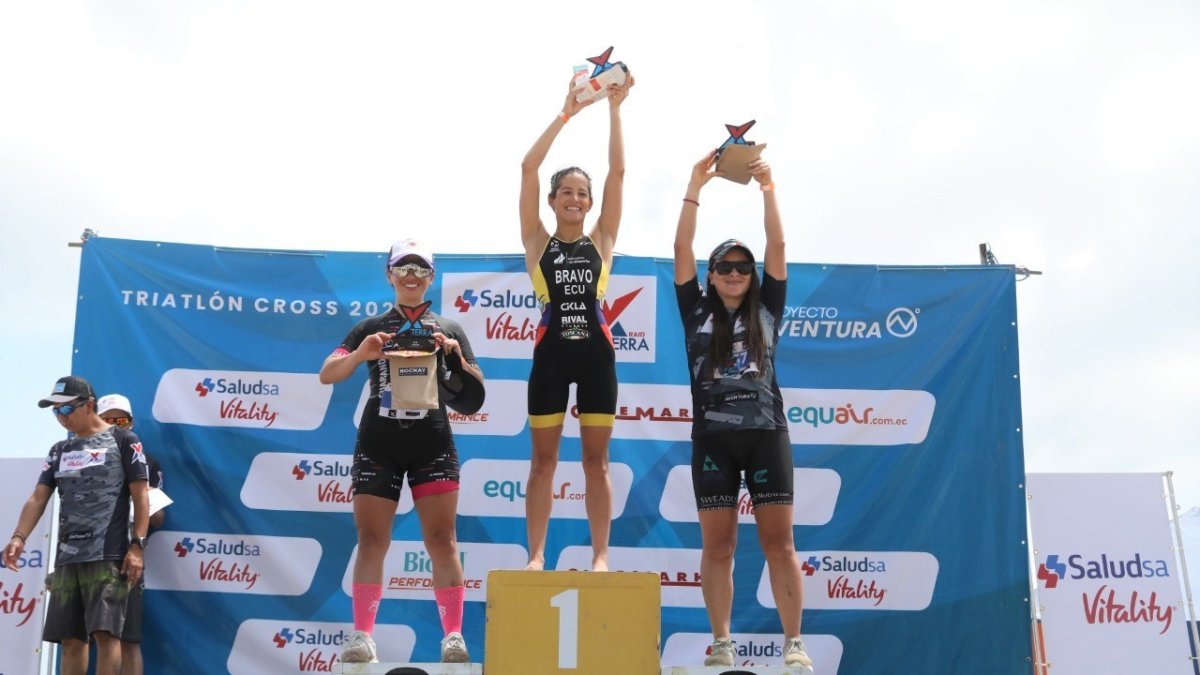 Bravo comandó las categorías General Damas Individual y Damas 30-39 años del Xterra 2022, tras cronometrar una hora con 21 minutos y 47 segundos.