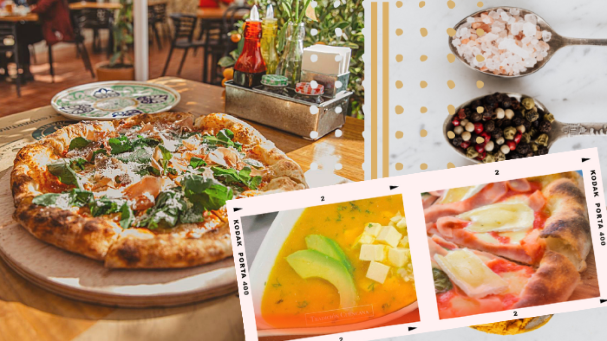 La pizza de Juanja , y locro de papas de Raymipampa