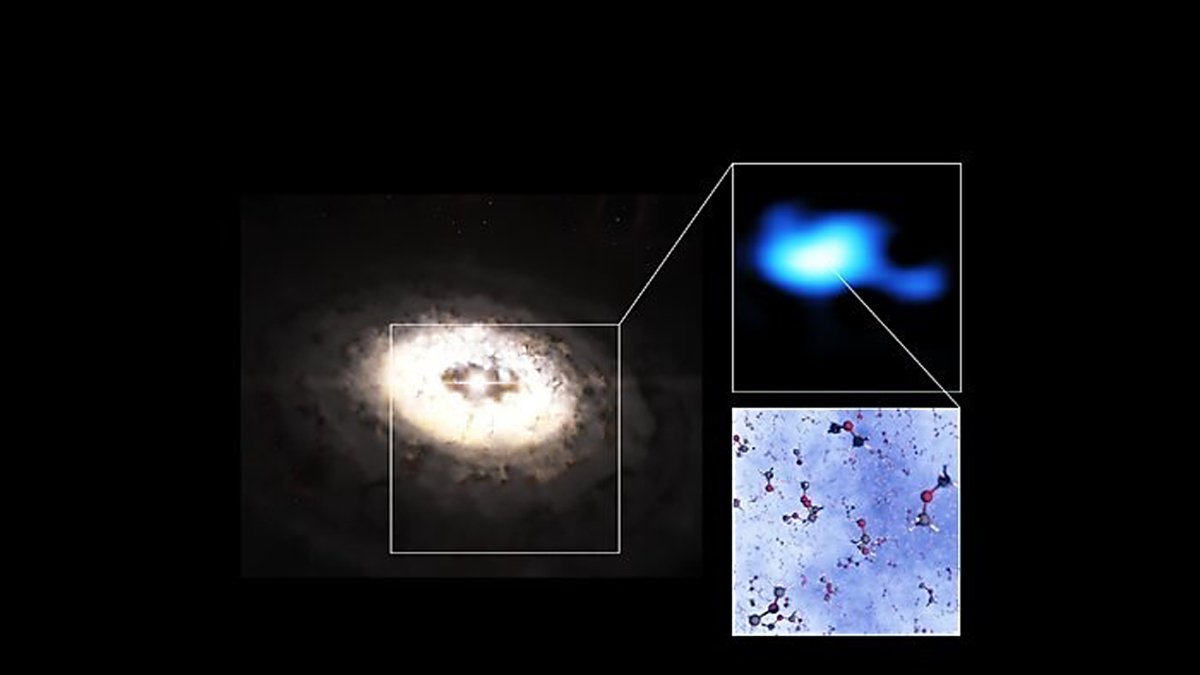 La molécula más grande identificada en un disco planetario. DPA