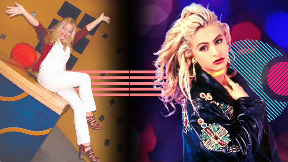 Marián Sabaté y Paulina Rubio en 1992, la diferencia de edad entre ellas es de cinco años.