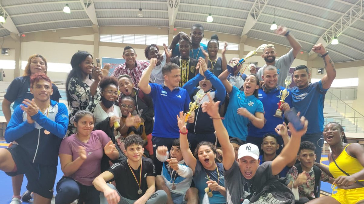 Parte de la delegación de Guayas que ganó el Nacional Senior el fin de semana pasado.