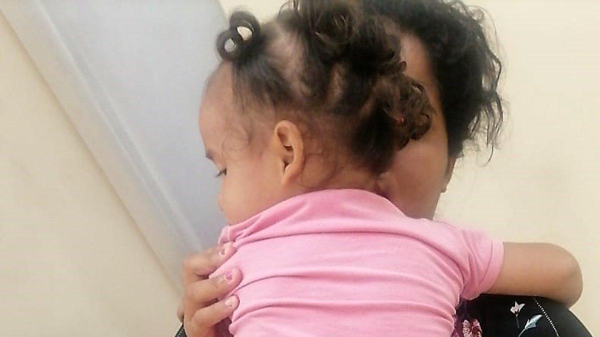 Una de las niñas que intentó vender la pareja, ahora cpn prisión preventiva.