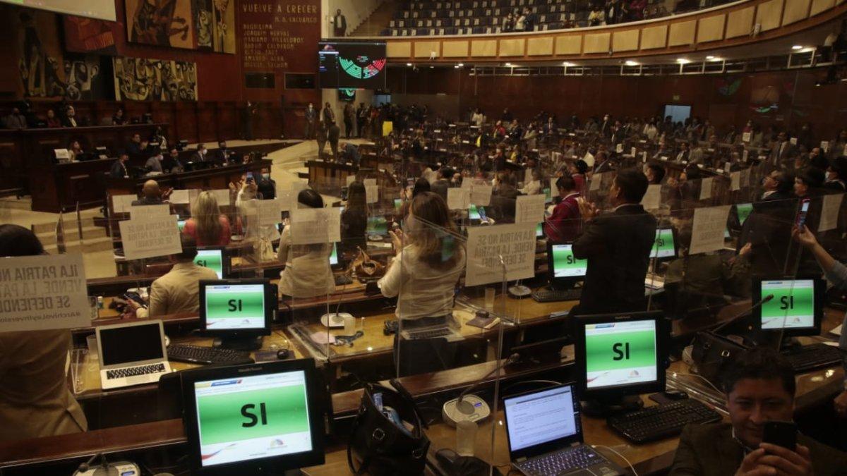 La Asamblea Nacional archiva, con 87 votos a favor, el proyecto de Ley de Inversiones del presidente Guillermo Lasso