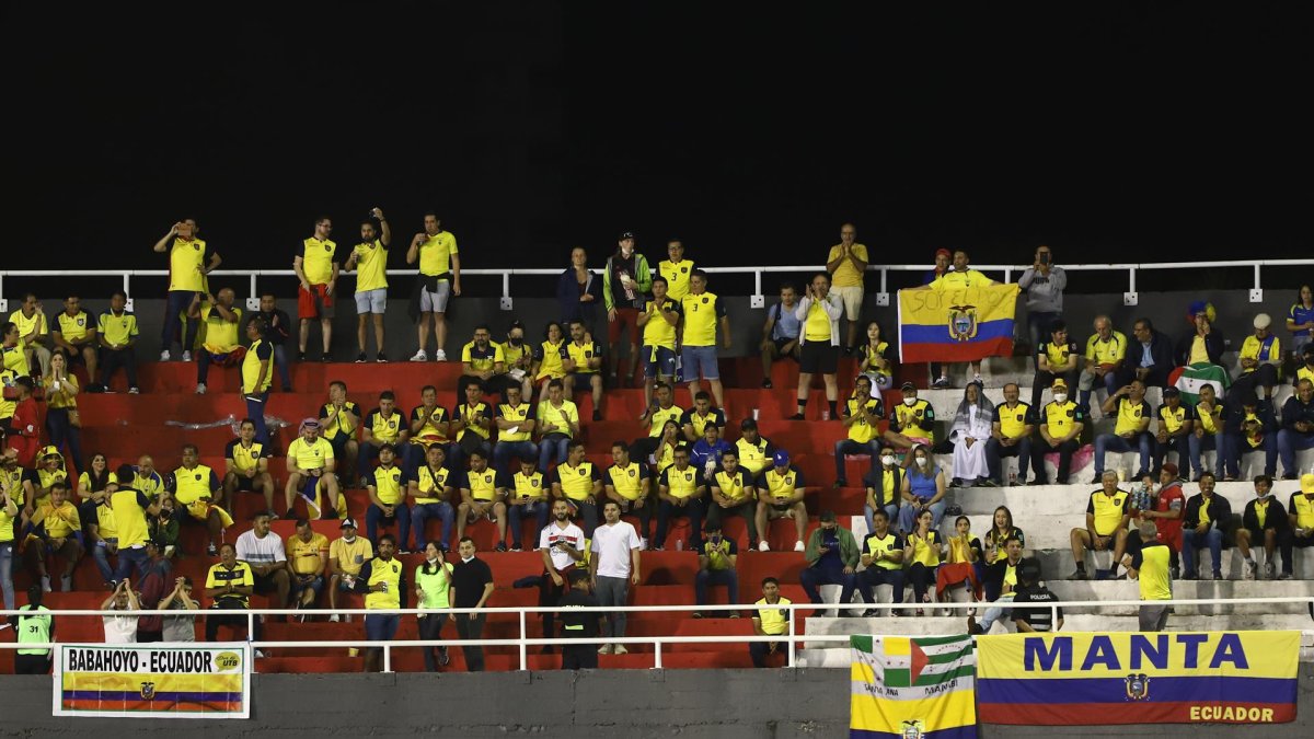 Los hinchas ecuatorianos en Paraguay.