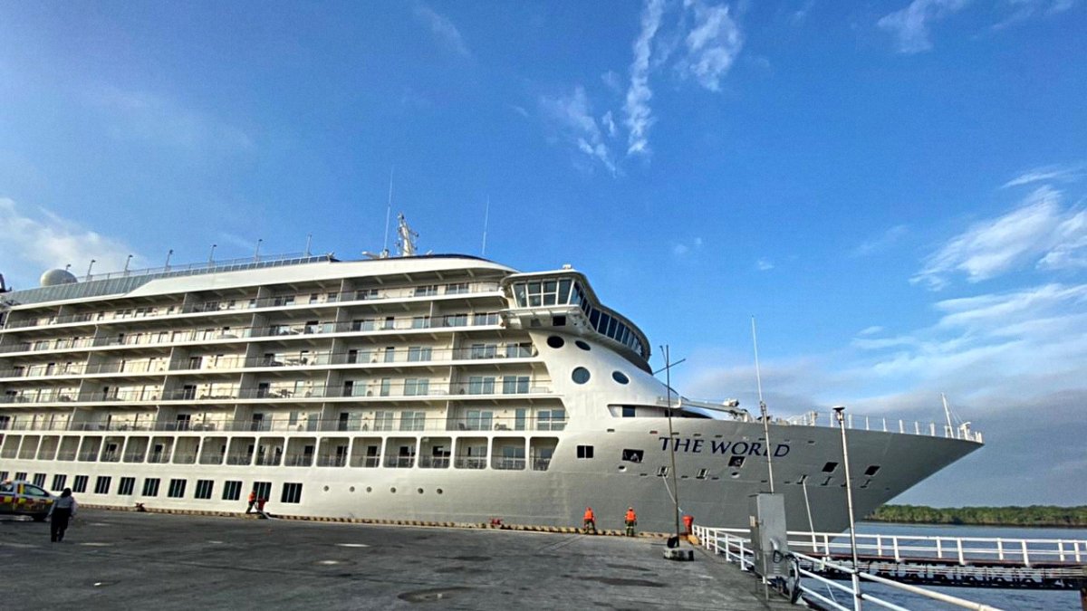 Llegada. El buque arribó este viernes 25 de abril.