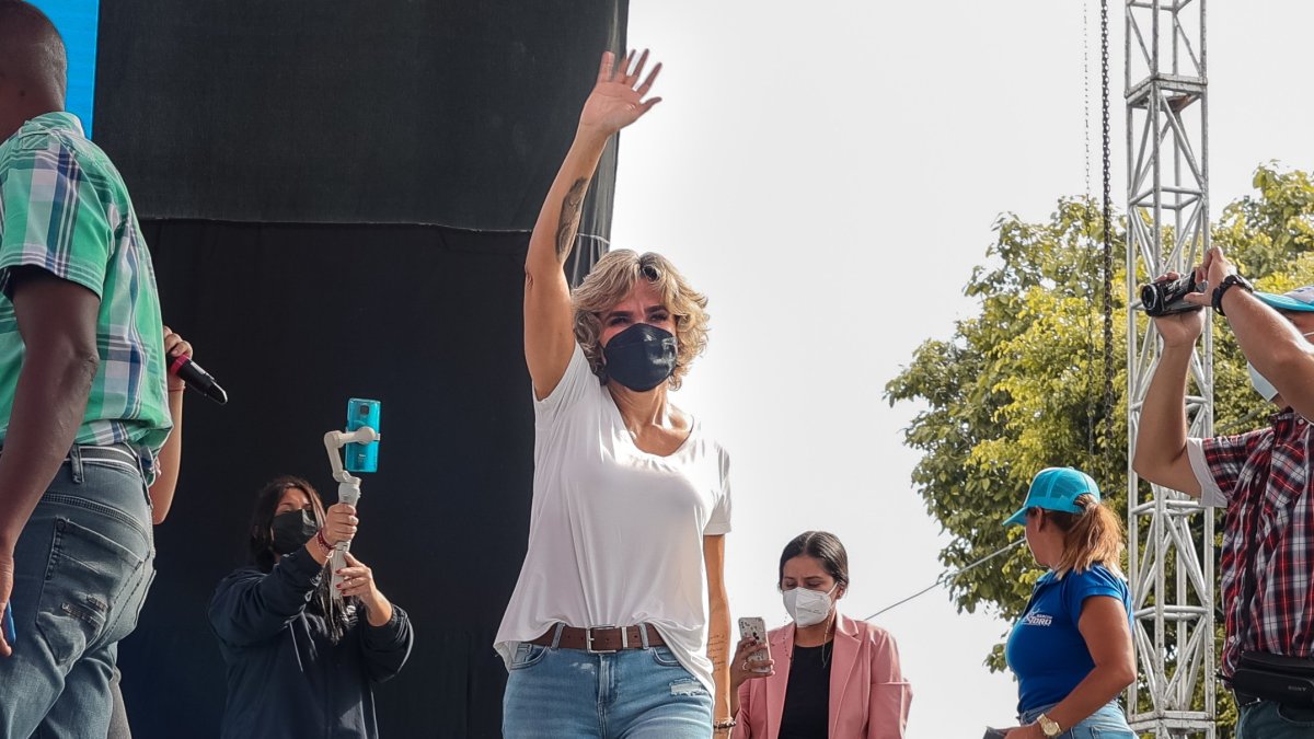 Figura. La funcionaria durante una reciente aparición pública.