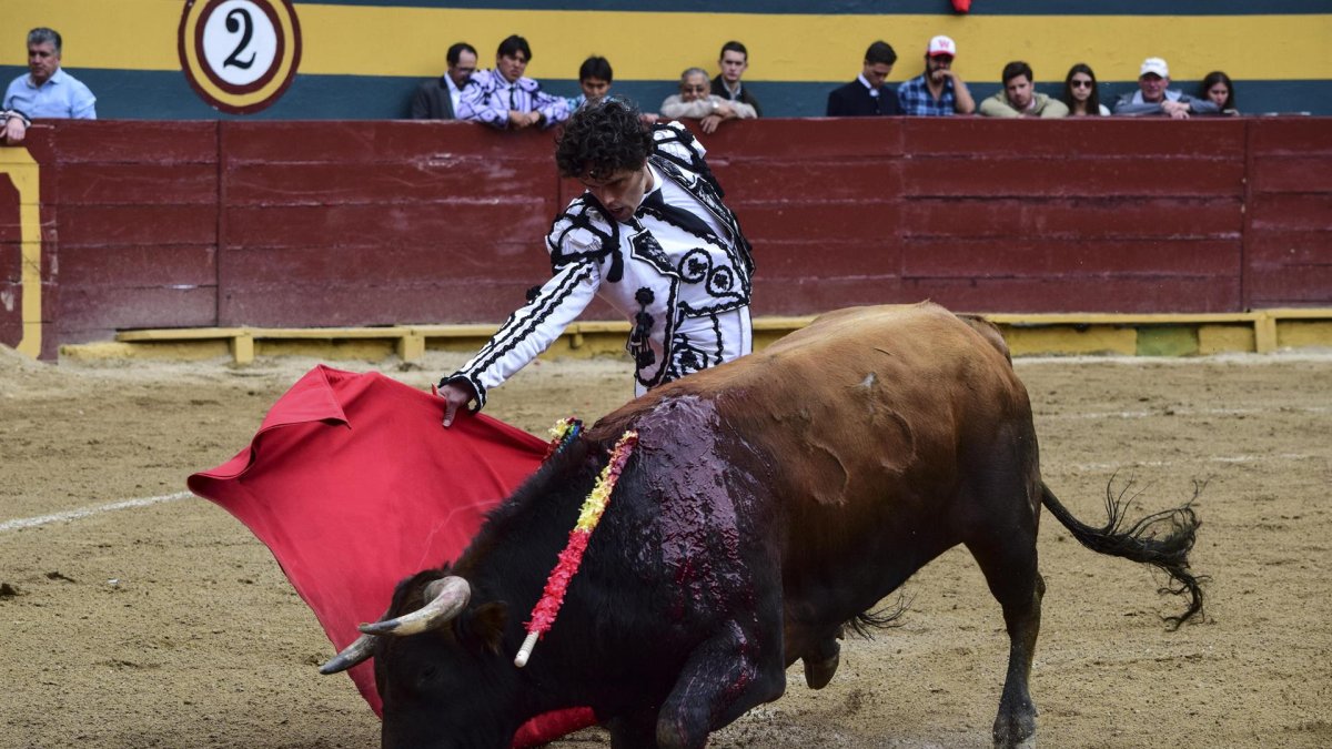 Imagen de archivo del torero español Miguel Abellán en Riobamba (Ecuador).