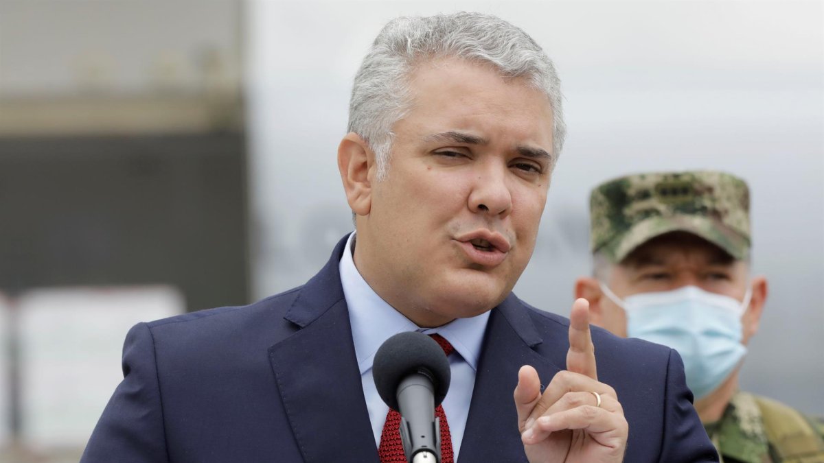 Imagen de archivo del presidente de Colombia, Iván Duque.
