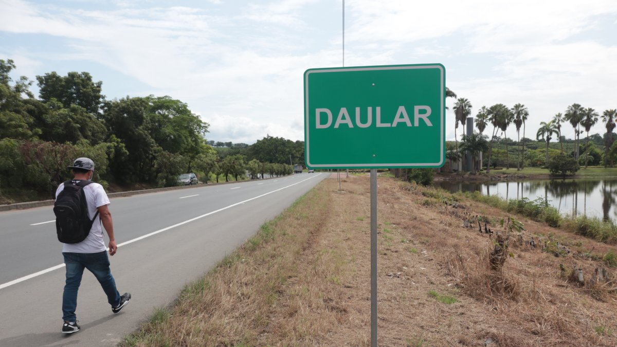 Esta es la zona de la vía de acceso a Daular. El Municipio ha invertido millones en los alrededores.