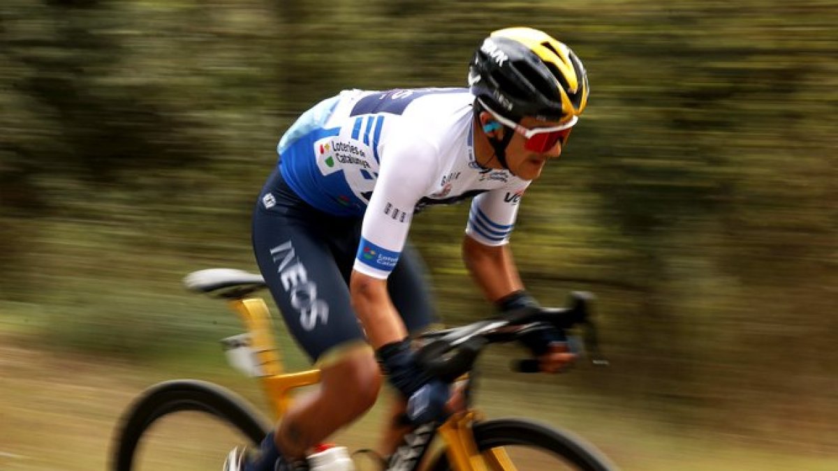 Richard durante la competencia.