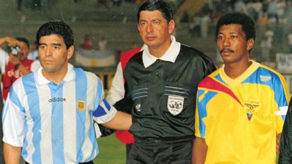 La selección ecuatoriana derrotó a la Argentina de Maradona en mayo de 1994.