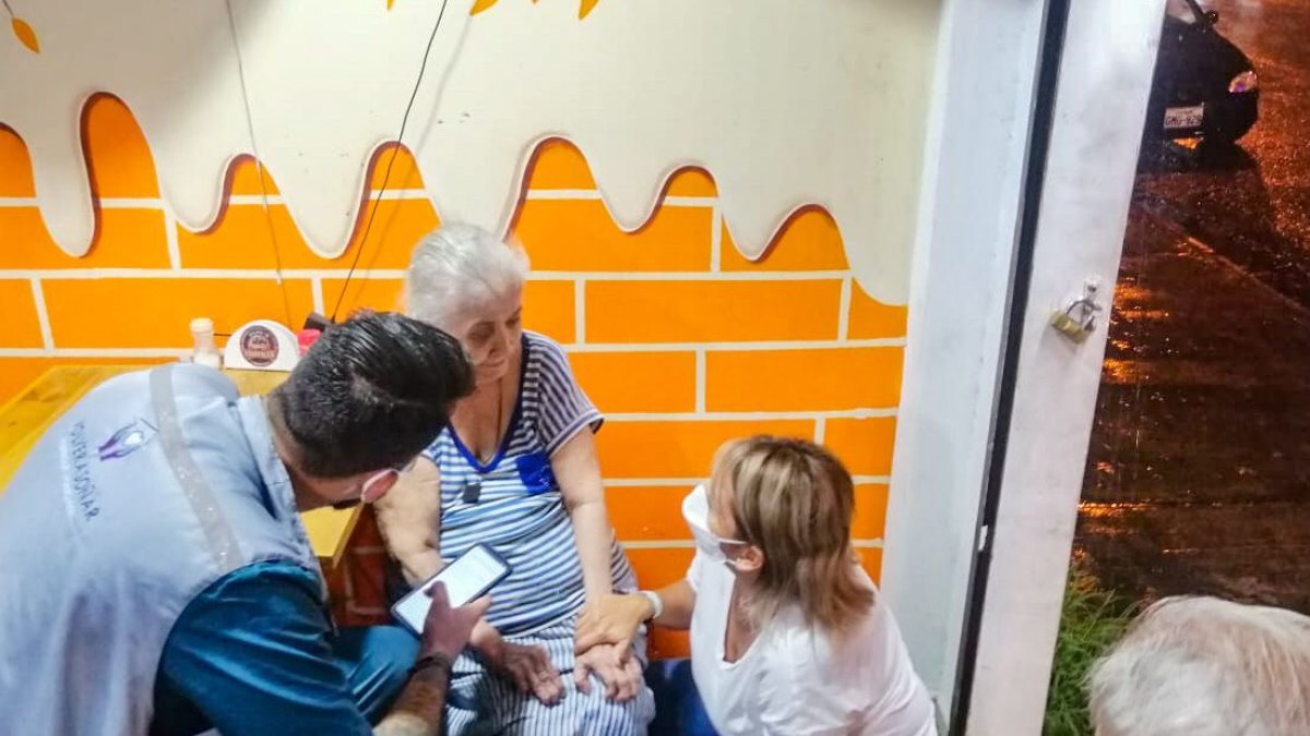 Hecho. Los adultos mayores fueron abandonados este fin de semana.