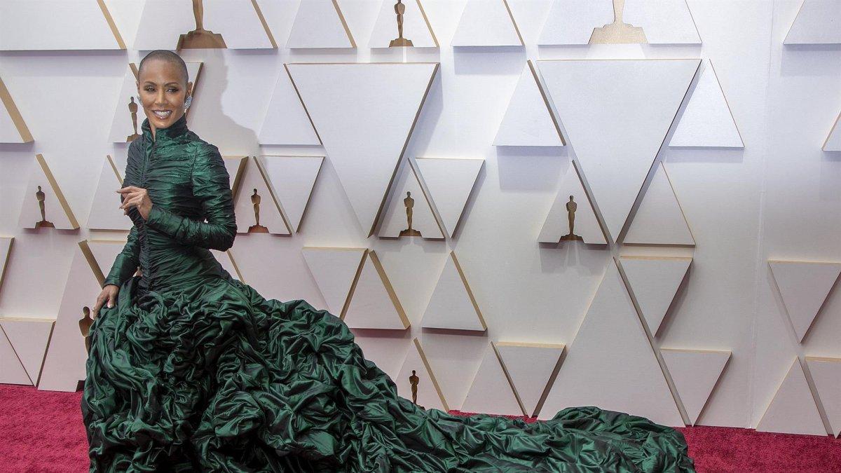 La actriz Jada Pinkett-Smith en la gala de los premios Óscar el pasado domingo en Los Ángeles (EE.UU.).