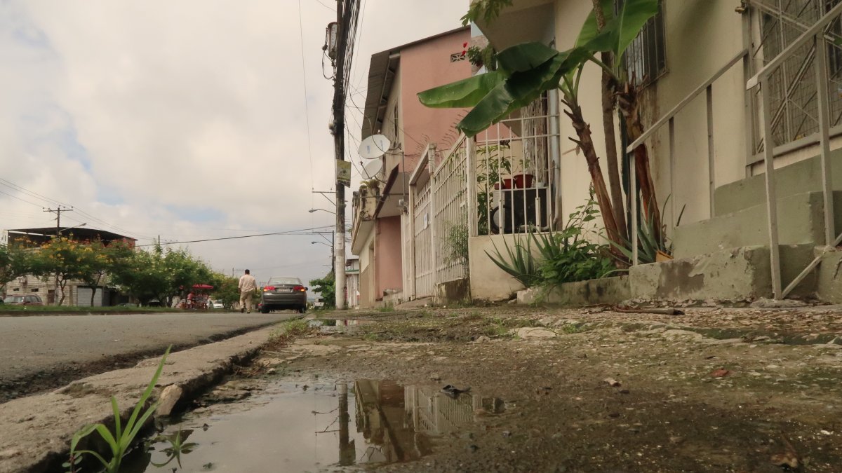 Las Orquídeas. Ni aceras, ni rampas, ni suficientes parques y puntos de encuentro hay en el barrio.