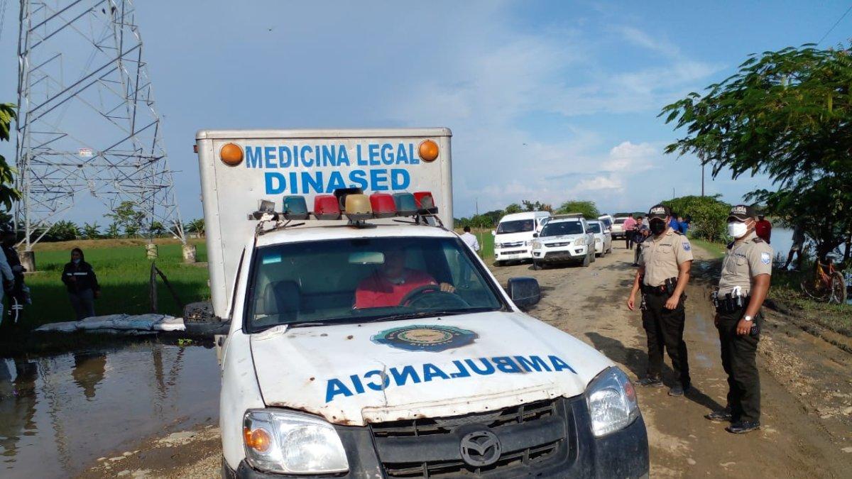 El sitio donde fue hallado Ronald Vélez es una poza formada por sembríos de arroz.