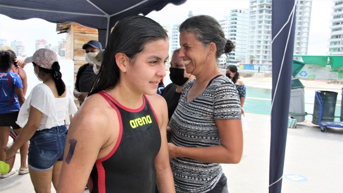 La nadadora guayaquileña Andrea Pereira quiere obtener más logros para el país a nivel internacional.