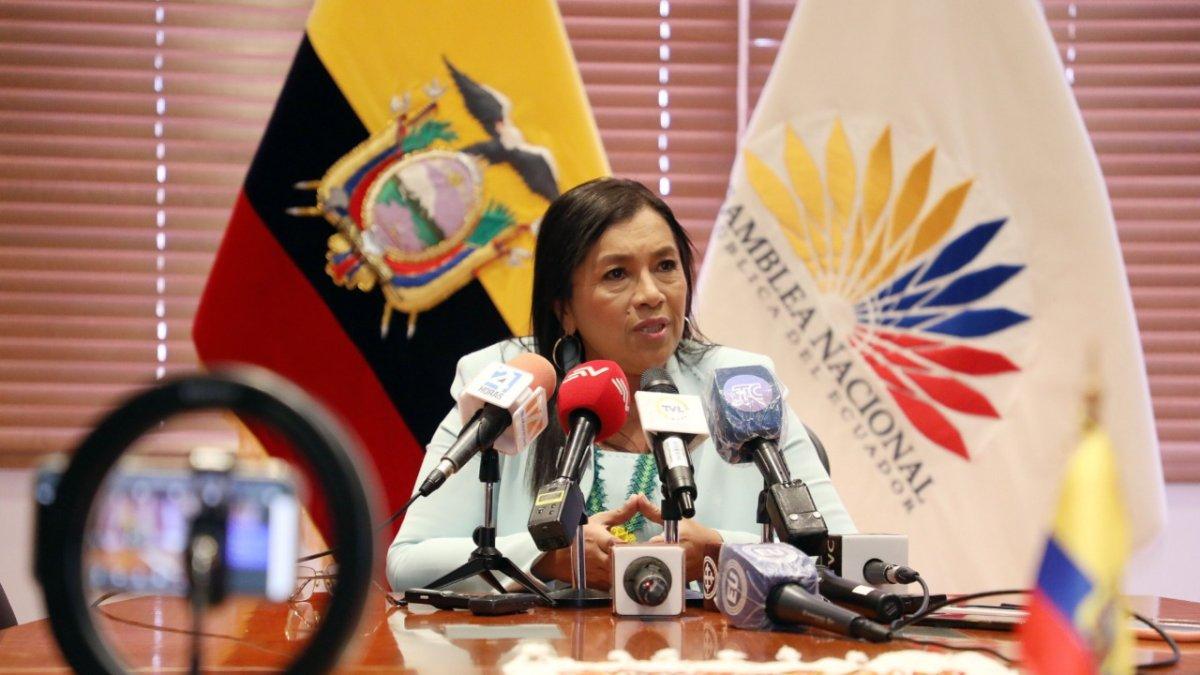 Guadalupe Llori manifestó que no renunciará al cargo y que no se opone a que se evalúe al CAL.