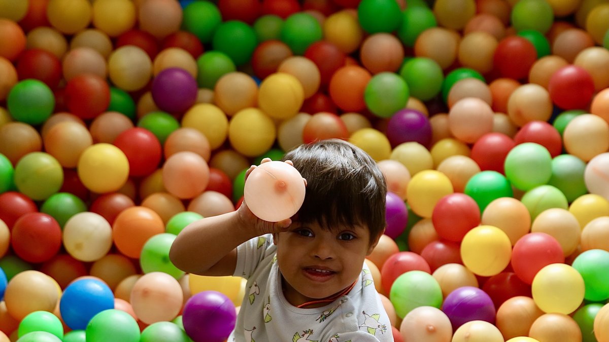 Niños con autismo se divierten