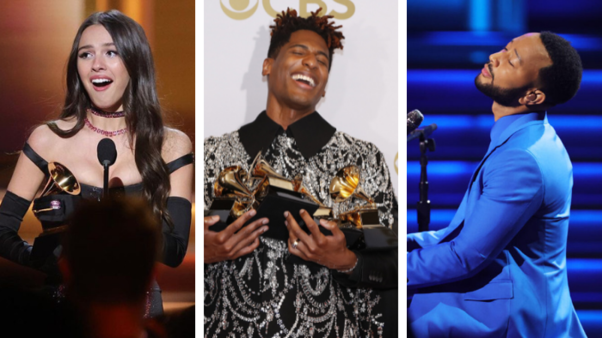 Artistas ganadores de los Grammy.