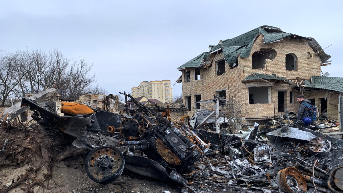 “Estamos en abril de 2022, pero parece abril de 1937”, dijo el presidente de Ucrania ante la ONU.