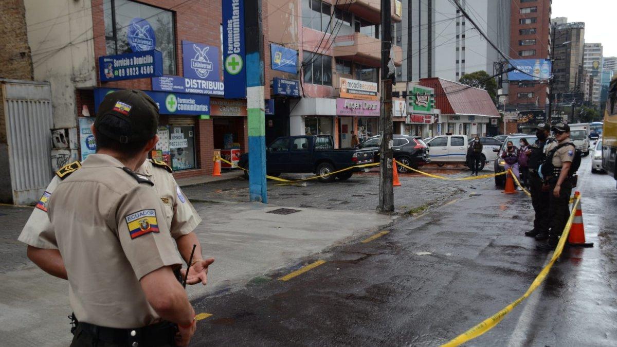 Lugar donde se produjo el atentando.