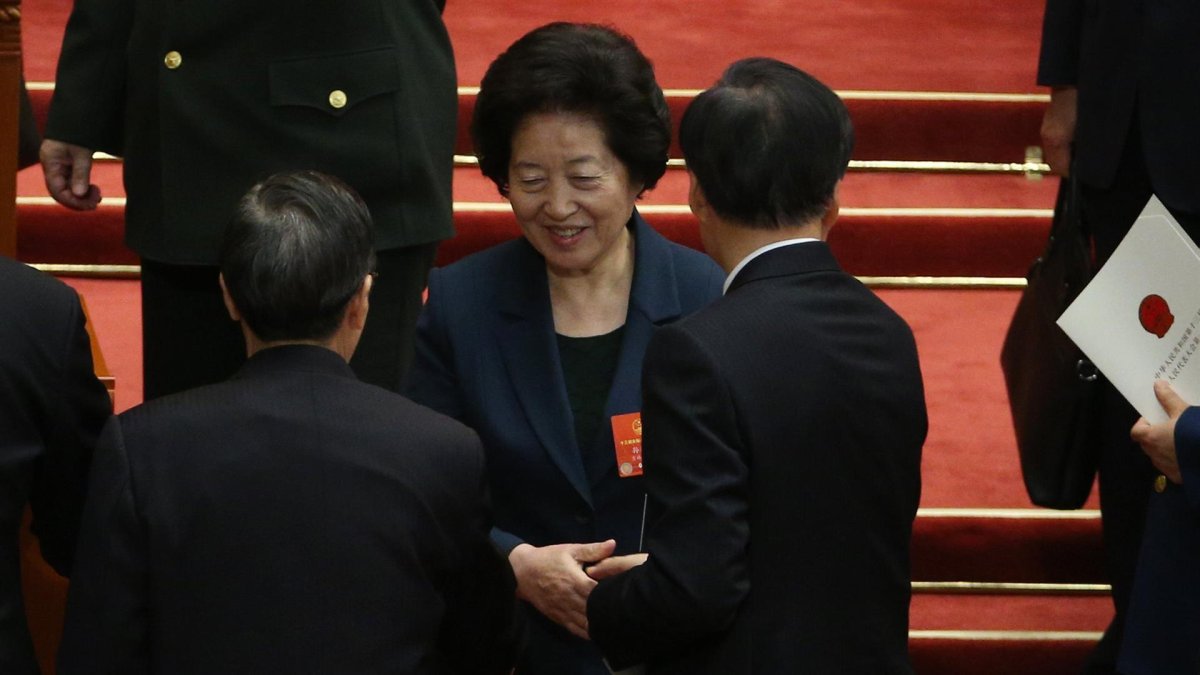 Sun Chunlan en foto de archivo.
