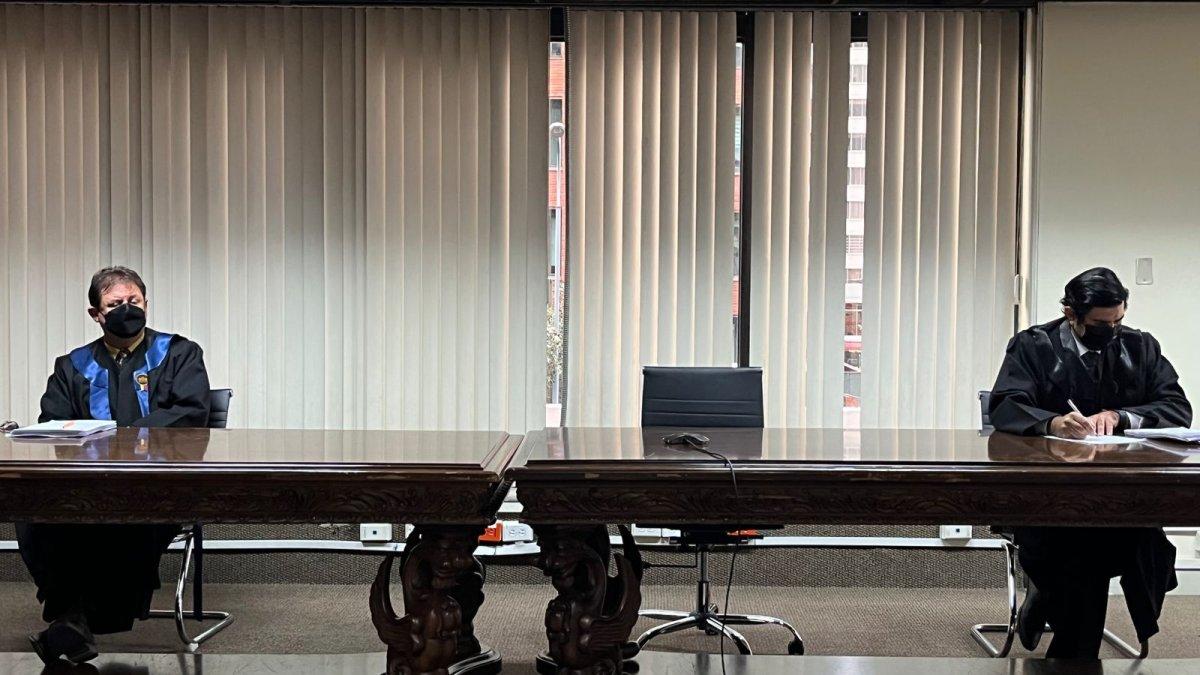 Intentos. El magistrado integrado por Javier de la Cadena, Luis Rivera y Carlos Pazos instalaron audiencia de casación el pasado 2 de marzo.