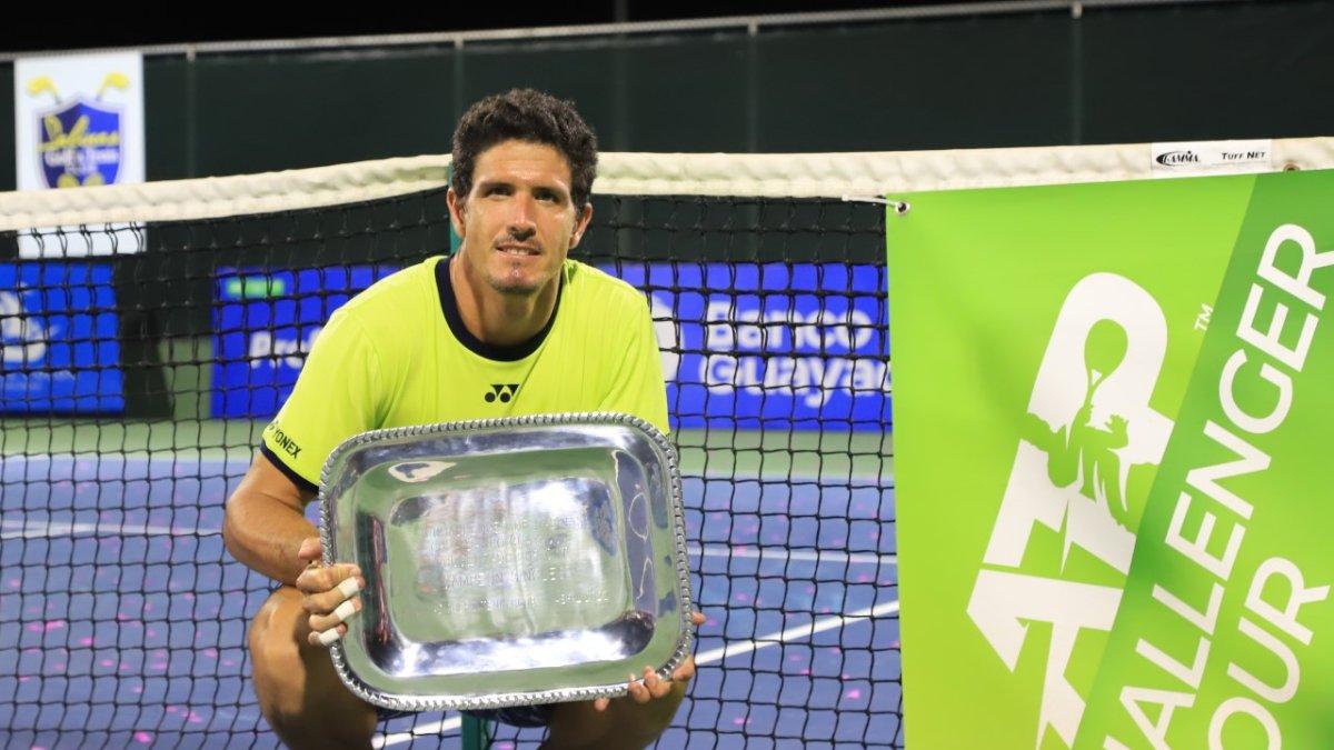 Emilio Gómez llegó al torneo como primer sembrado tras ganar el Challenger de Salinas 2 del año pasado. Ahora lo ratificó.