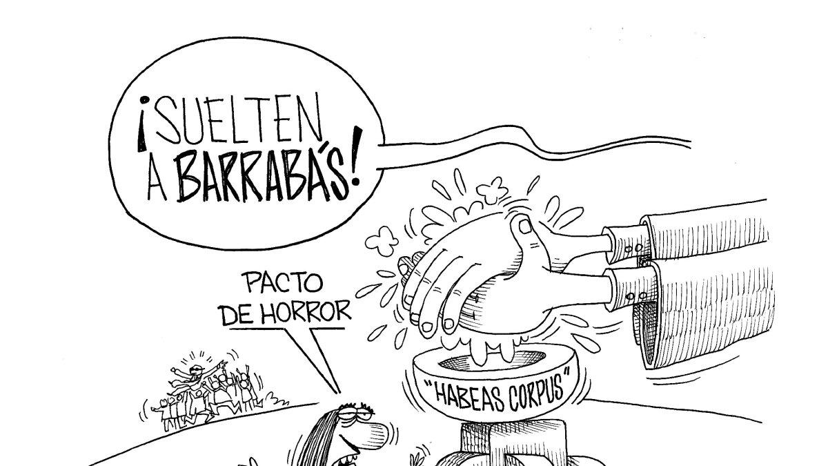 Las leguleyadas a favor de políticos corruptos.