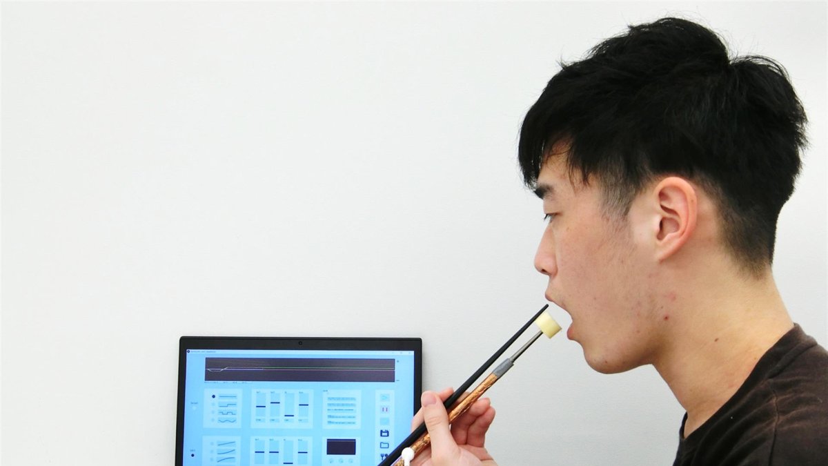 La Universidad nipona Meiji y la firma Kirin Holdings han desarrollado estos palillos