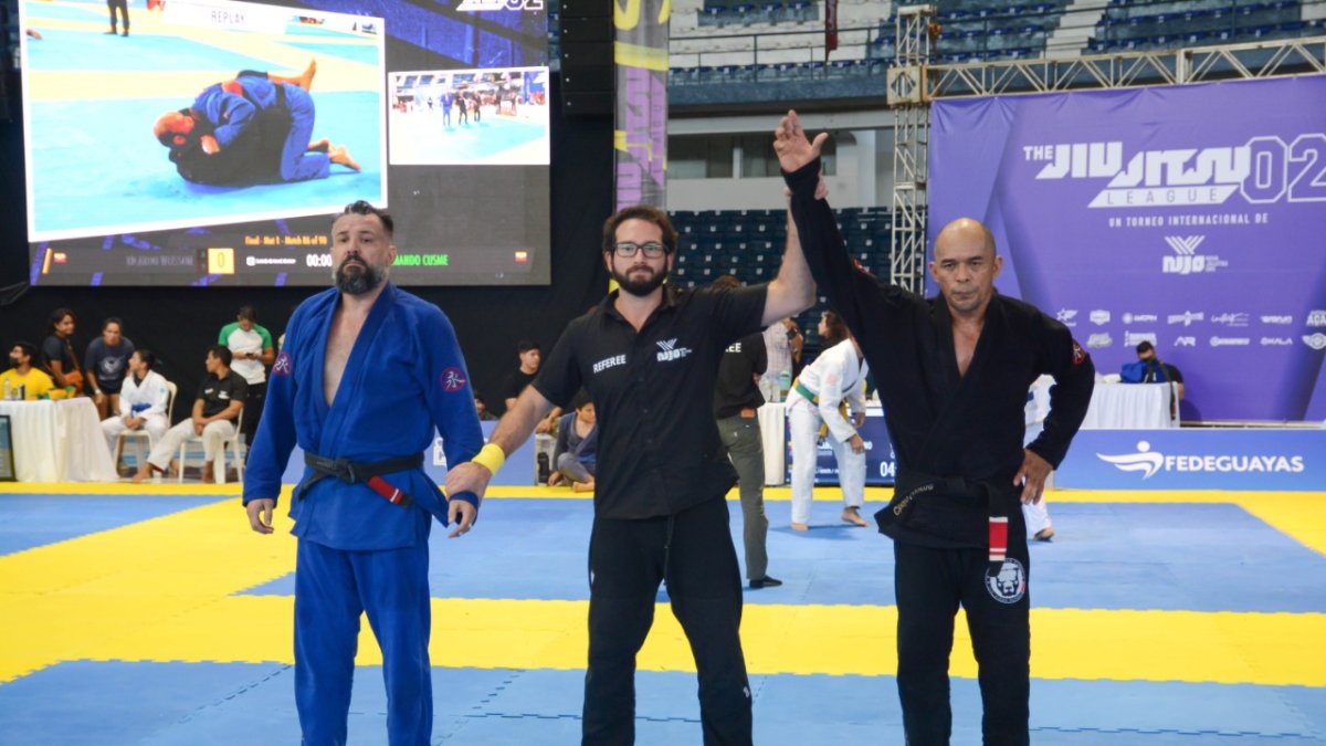 Armando Cusme, de Ecuador, se quedó con el campeonato máster cinta negra.